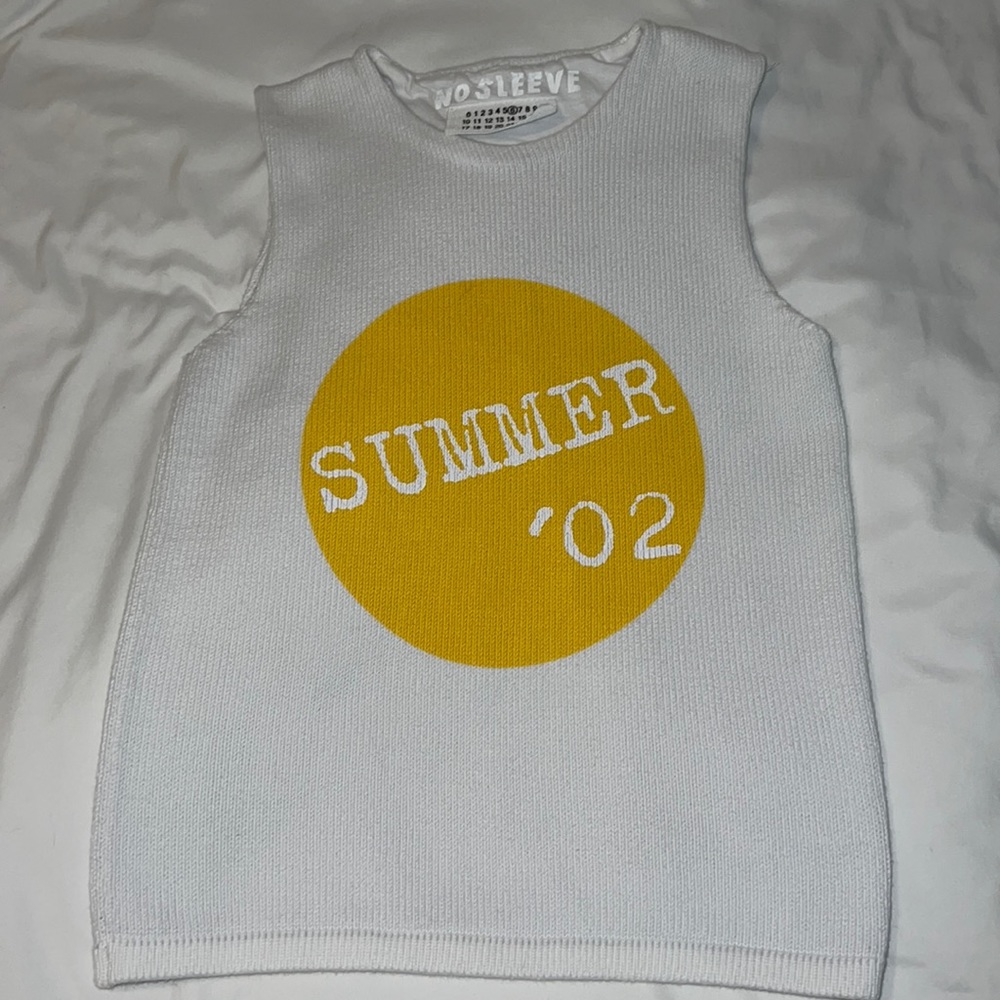 Vintage Maison Margiela “Summer ‘02” Sleeveless Knit Tee